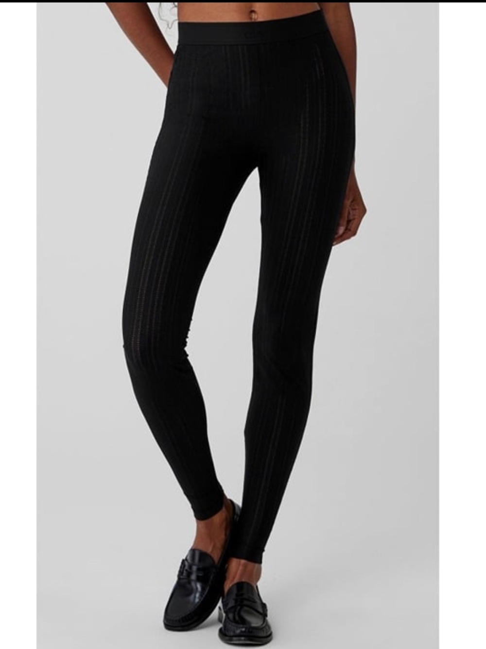 NWOT Alo High-Waist Euphoria Leggings Black SIZE M